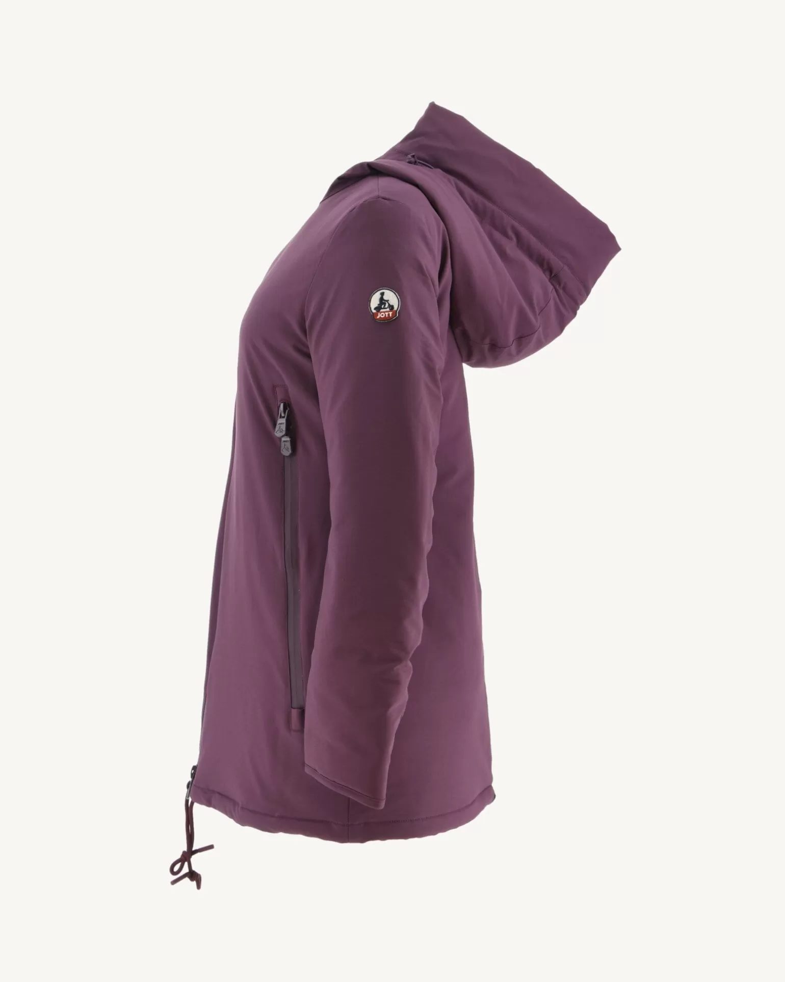 Women JOTT Siberian Eggplant Hooded Puffer Jacket