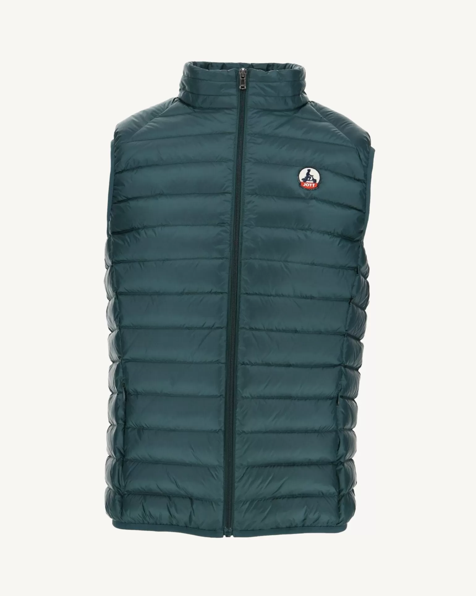 Men JOTT Sleeveless Down Jacket Dark Green Tom