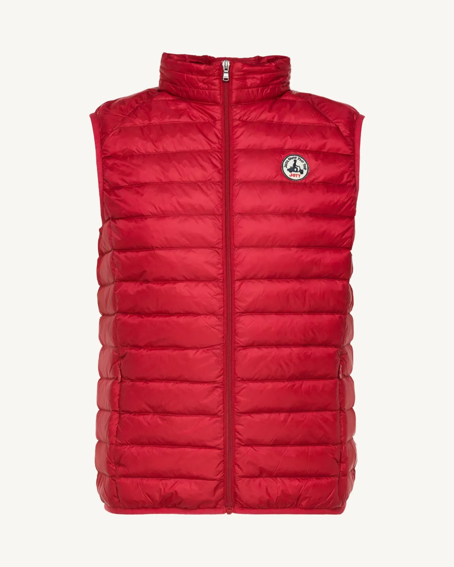 Men JOTT Sleeveless Down Jacket Red Tom