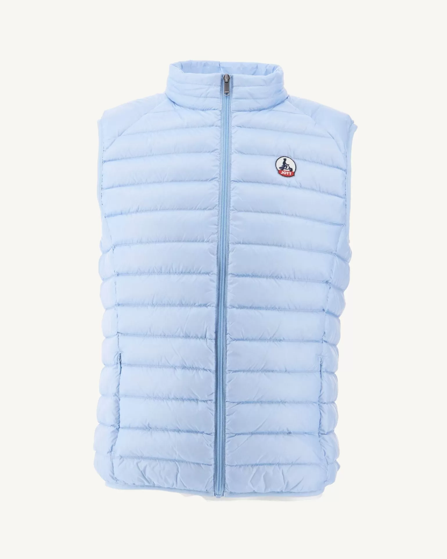 Men JOTT Sleeveless Padded Jacket Light Blue Tom