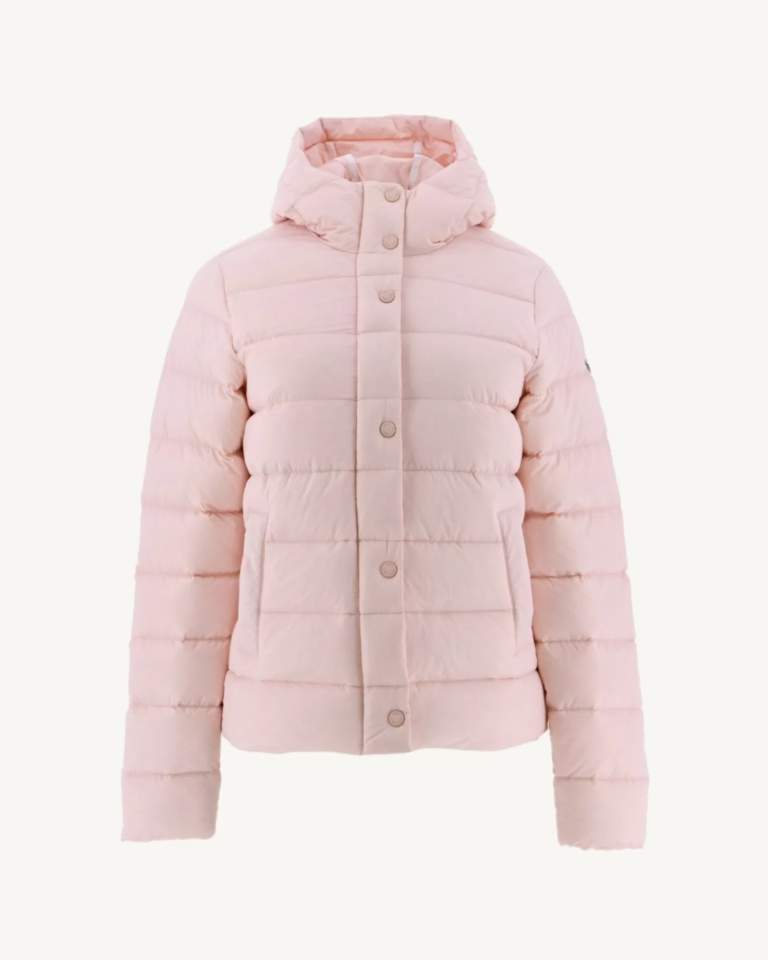 Women JOTT Straight Hooded Padded Jacket Light Pink Jane