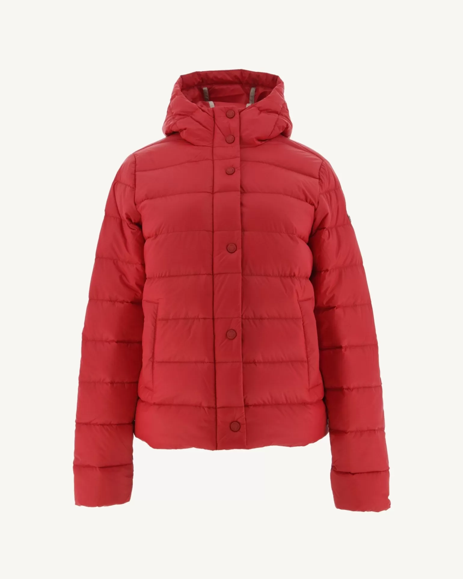 Women JOTT Straight Hooded Padded Jacket Rouge Jane