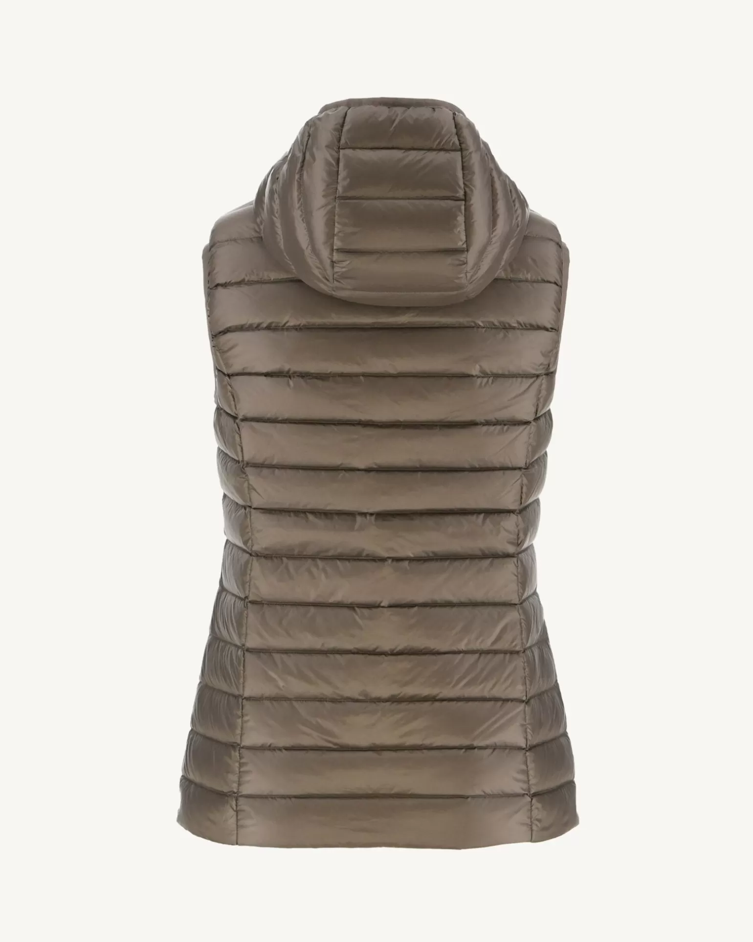 Women JOTT Taupe Mali Sleeveless Lightweight Padded Jacket