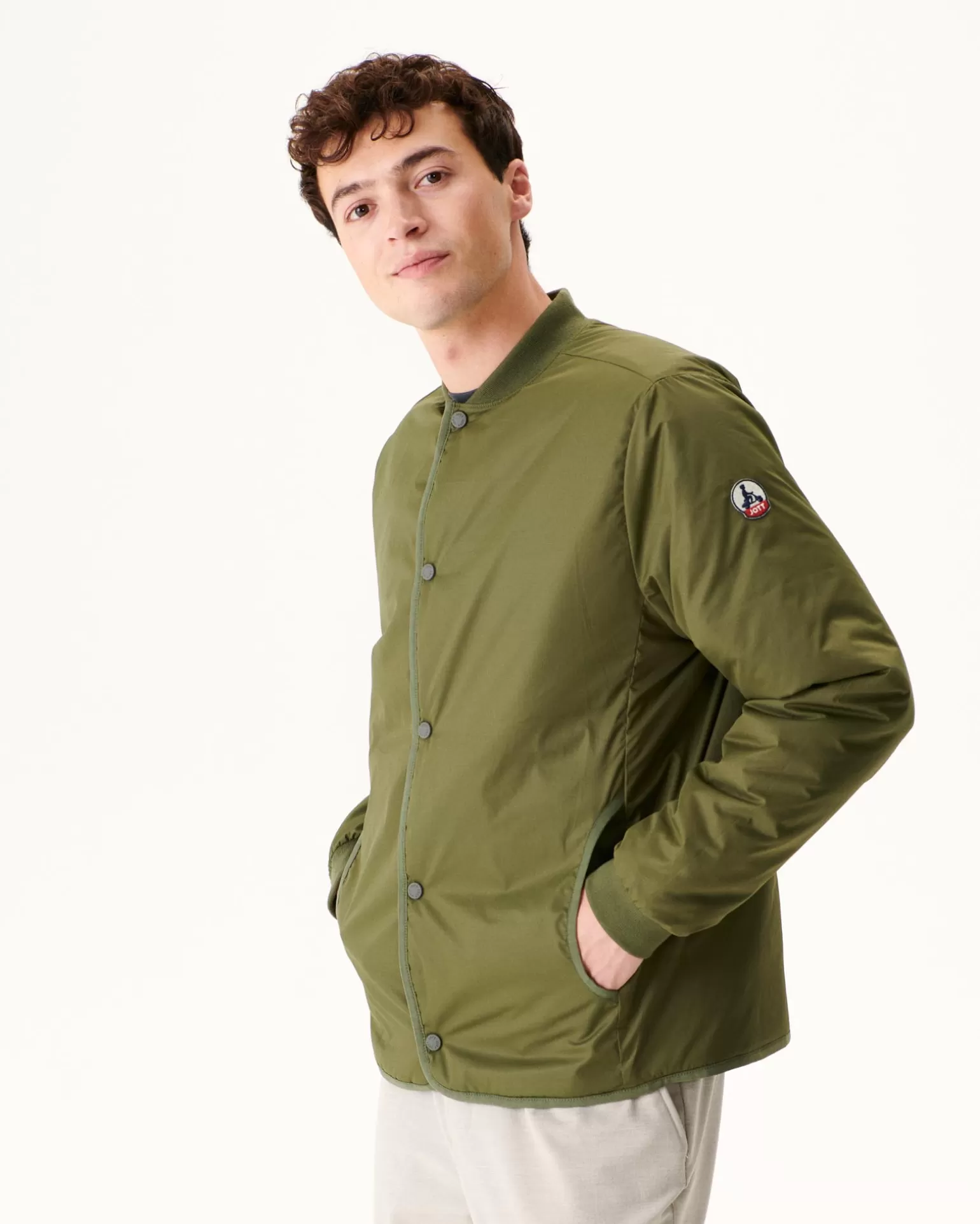 Men JOTT Ultralight Army Bogota Jacket