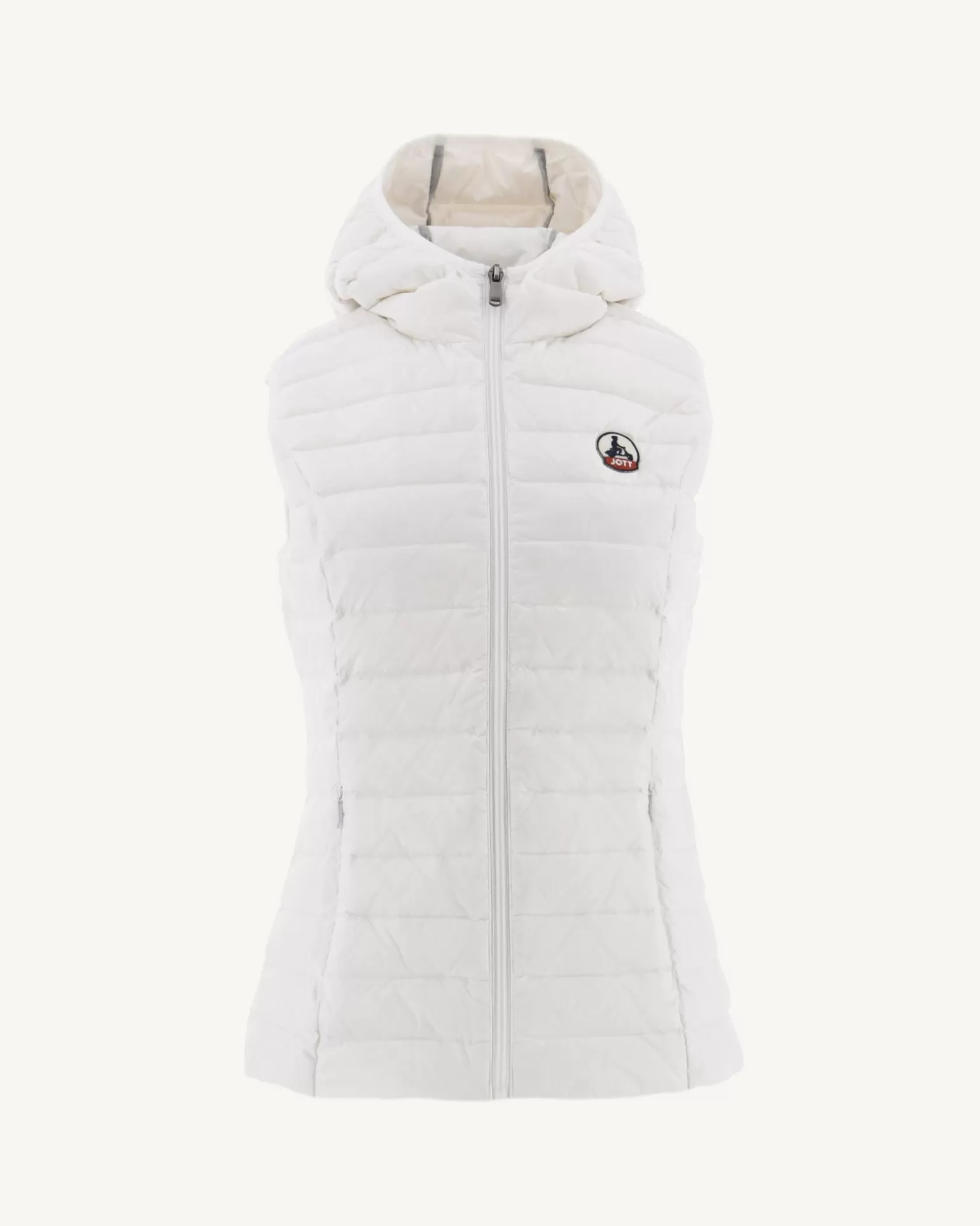 Women JOTT White Mali Light Sleeveless Padded Jacket