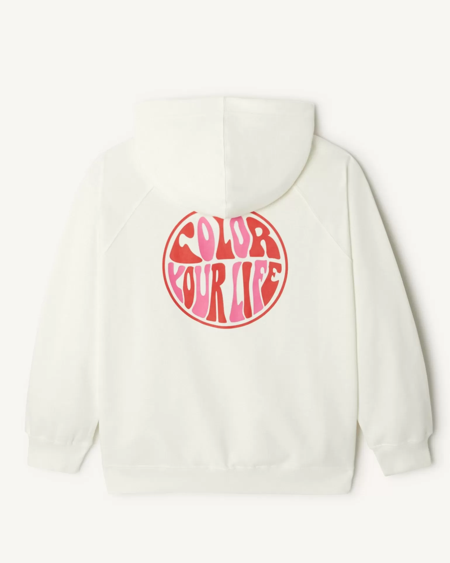 Women JOTT White Monteria Hooded Fleece Sweatshirt