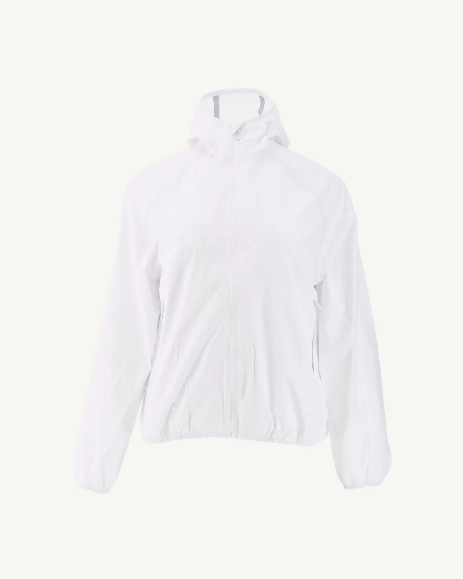 Women JOTT White Singapore Packable Waterproof Jacket