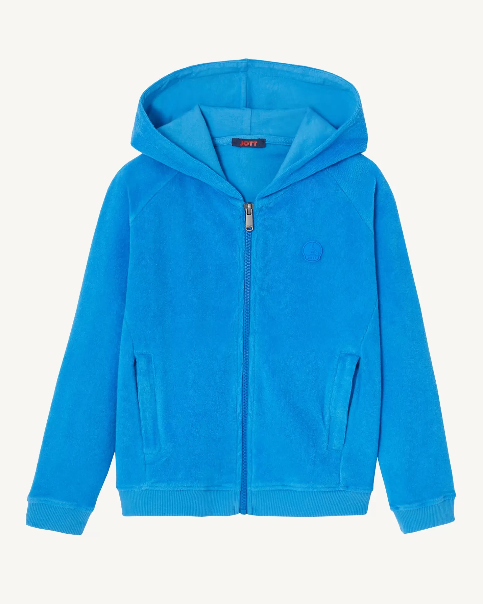 Kids JOTT Zipped Cotton Terry Jacket Azur Child Volta