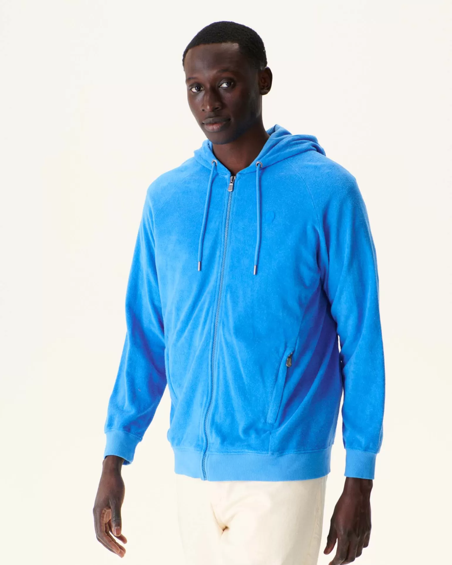 Men JOTT Zipped Hooded Jacket Azur Nazare